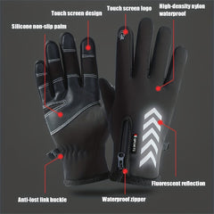 Winter Thermal Gloves Windproof Waterproof Touchscreen Gloves 4 Colors 3 Sizes