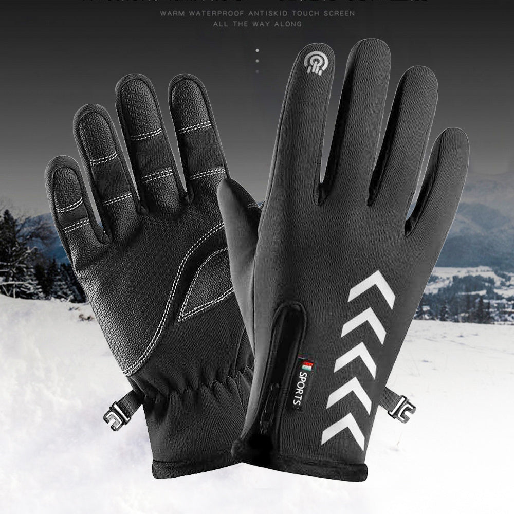 Winter Thermal Gloves Windproof Waterproof Touchscreen Gloves 4 Colors 3 Sizes