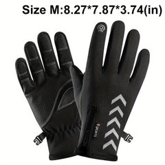 Winter Thermal Gloves Windproof Waterproof Touchscreen Gloves 4 Colors 3 Sizes