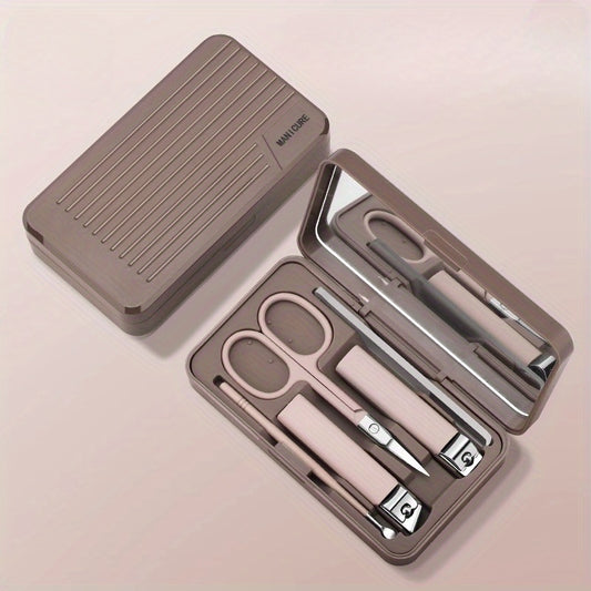 5pcs Nail Clippers Fingernail & Toenail Cutter Ear Scoop Nail Scissor