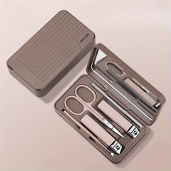 5pcs Nail Clippers Fingernail & Toenail Cutter Ear Scoop Nail Scissor