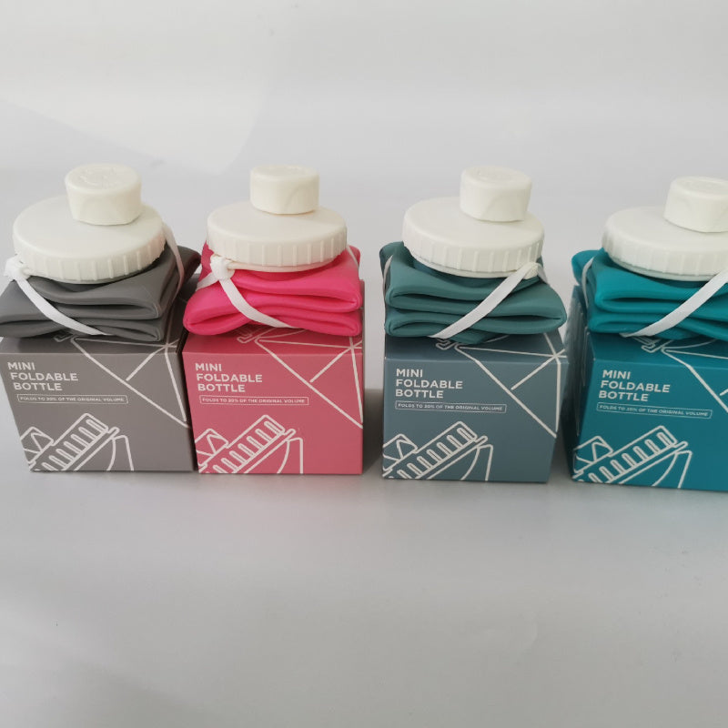 Portable Folding Water Cup 600ml Telescopic Bottle for Travel Sports