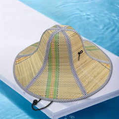 Drawstring Fishing Hat Unisex Sun Shade Cap for Outdoor Activities