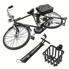 52pcs Mini Bike Model Kit Ornament Alloy Metal Sliding Assembled Toy