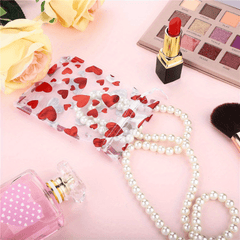 10pcs Love Drawstring Yarn Christmas Gift Bags Organza Jewelry Bag