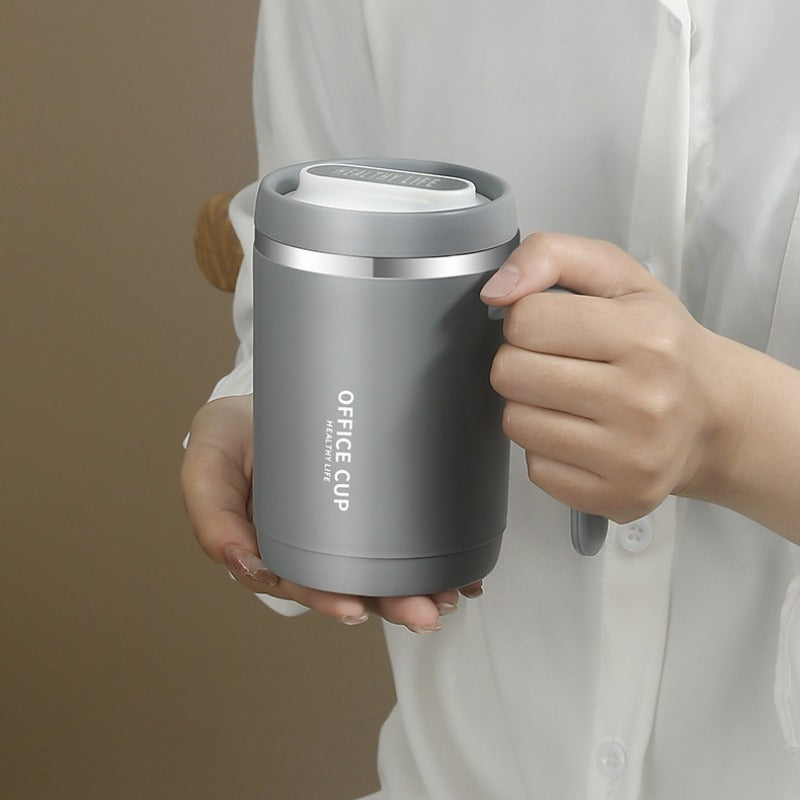 500ml Stainless Steel Office Cup Double Insulation Coffee Cup