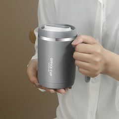 500ml Stainless Steel Office Cup Double Insulation Coffee Cup