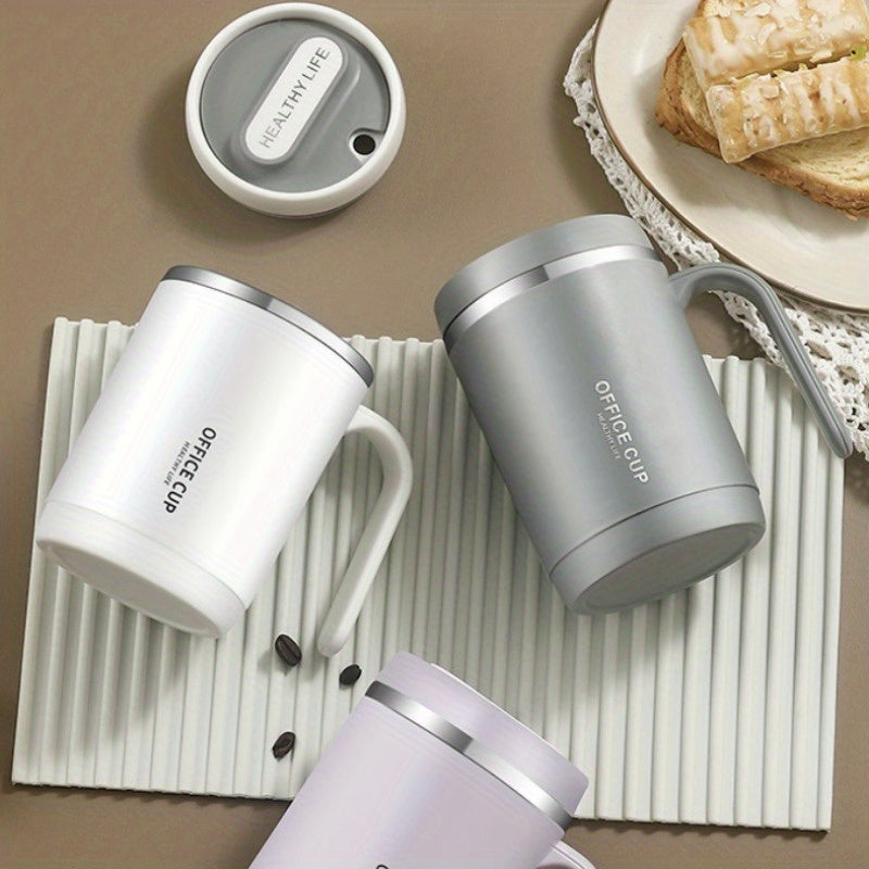 500ml Stainless Steel Office Cup Double Insulation Coffee Cup