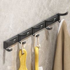Adjustable Wall Mounted Back Hook Coat Towel Hanger