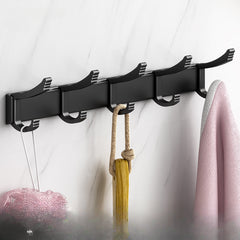 Adjustable Wall Mounted Back Hook Coat Towel Hanger