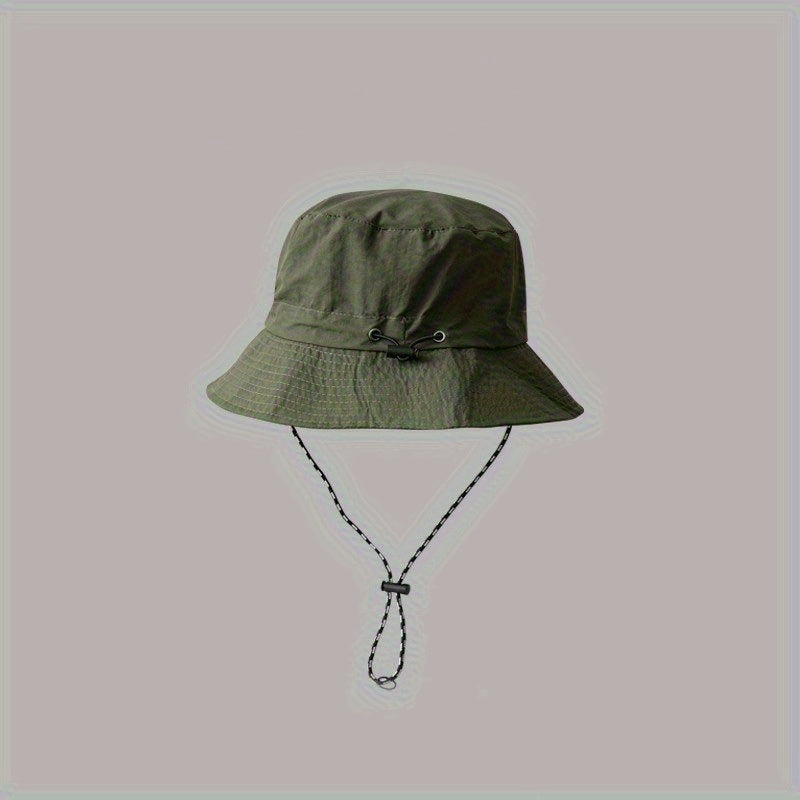 Foldable Fishing Hat Backpack Buckle Waterproof Quick Drying