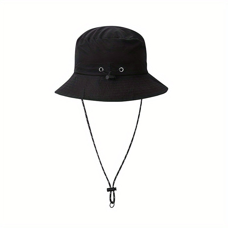 Foldable Fishing Hat Backpack Buckle Waterproof Quick Drying