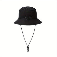 Foldable Fishing Hat Backpack Buckle Waterproof Quick Drying