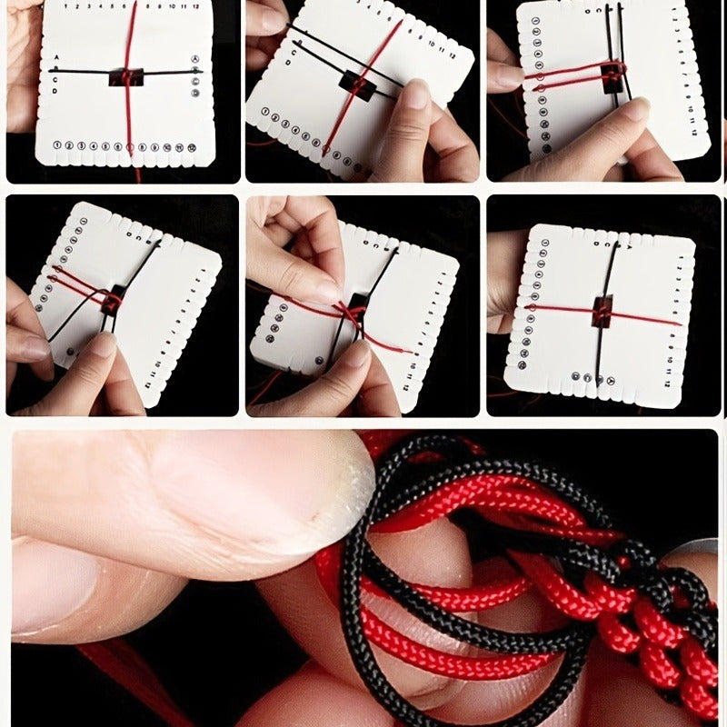 2pcs Beading Cord Disc Braiding Weaving Plate Knitting Tools