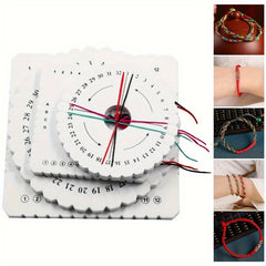 2pcs Beading Cord Disc Braiding Weaving Plate Knitting Tools