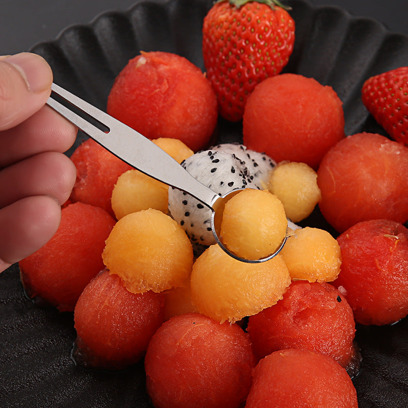 5pcs Stainless Steel Fruit Forks Set for Picnic