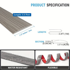 Vinyl Transition Strip - Floor Divider - Join Floor Gaps & Carpet