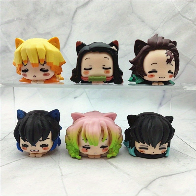 Anime Hero Hand Office Boy Toy Car Desktop Ornament