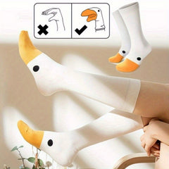 Goose Game Socks Animal Funny Unisex Casual Cotton Socks