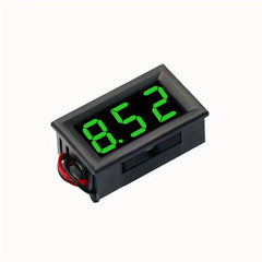 DC 4.5V To 30V Digital Voltmeter Voltage Panel Meter Red Green