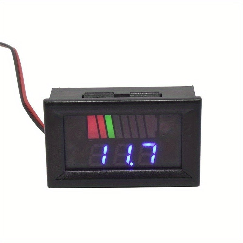 12V-72V Car Charge Level Indicator Lithium Capacity Meter Display LED Tester