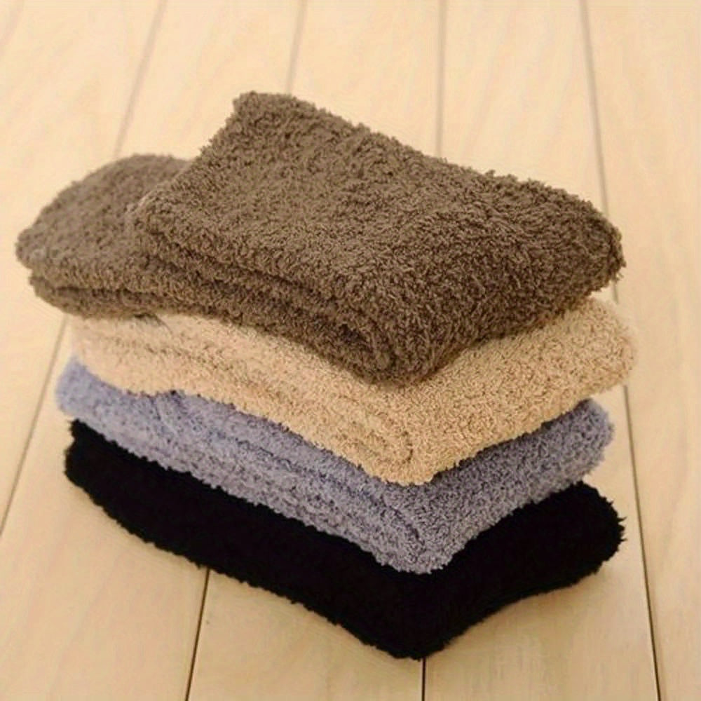 1pair Cashmere Socks Winter Warm Sleep Floor Home Socks