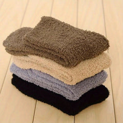 1pair Cashmere Socks Winter Warm Sleep Floor Home Socks