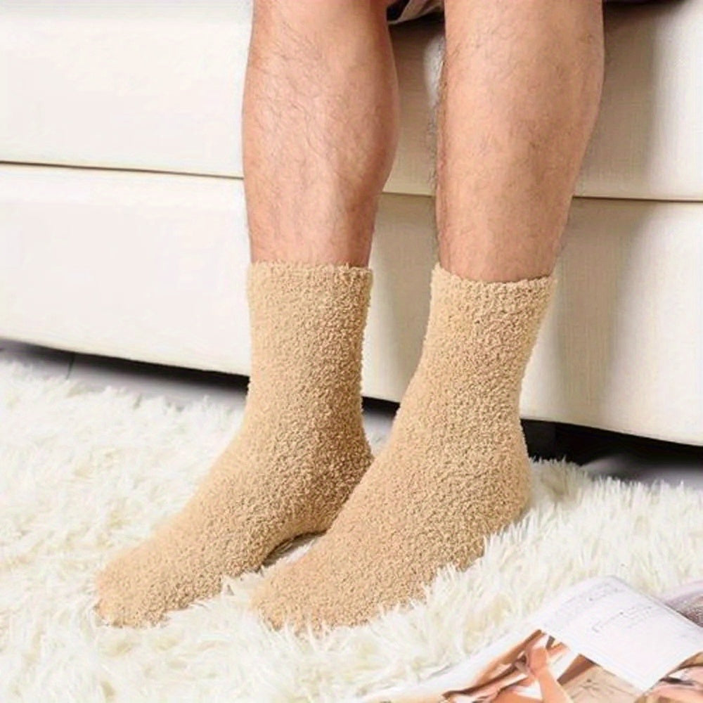 1pair Cashmere Socks Winter Warm Sleep Floor Home Socks