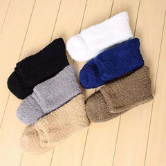 1pair Cashmere Socks Winter Warm Sleep Floor Home Socks