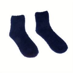 1pair Cashmere Socks Winter Warm Sleep Floor Home Socks