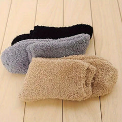 1pair Cashmere Socks Winter Warm Sleep Floor Home Socks