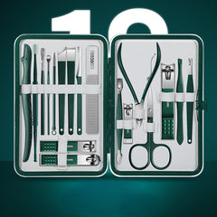 18pcs Nail Clippers Fingernail & Toenail Cutter Manicure Tool
