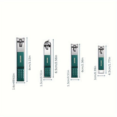 18pcs Nail Clippers Fingernail & Toenail Cutter Manicure Tool