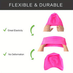 Silicone Waterproof Cap Unisex Swimming Cap for Long Hair Ear Protection