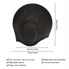 Silicone Waterproof Cap Unisex Swimming Cap for Long Hair Ear Protection