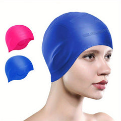 Silicone Waterproof Cap Unisex Swimming Cap for Long Hair Ear Protection