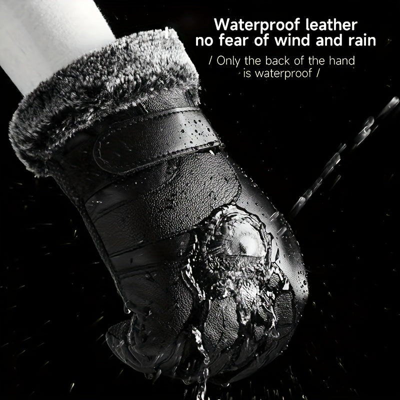 Outdoor Coldproof Waterproof Warm Gloves for Rock Climbing Skiing