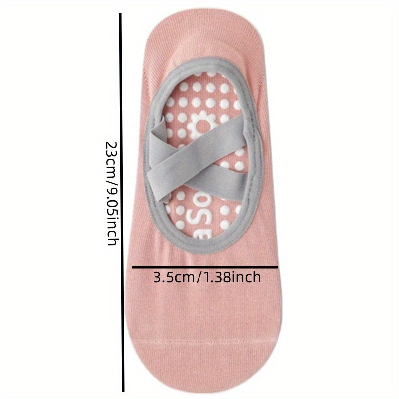 Yoga Pilates Training Socks Non Slip Silicone Breathable Indoor