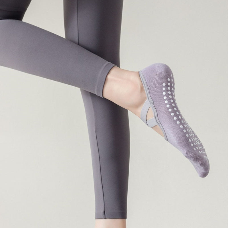 Yoga Pilates Training Socks Non Slip Silicone Breathable Indoor