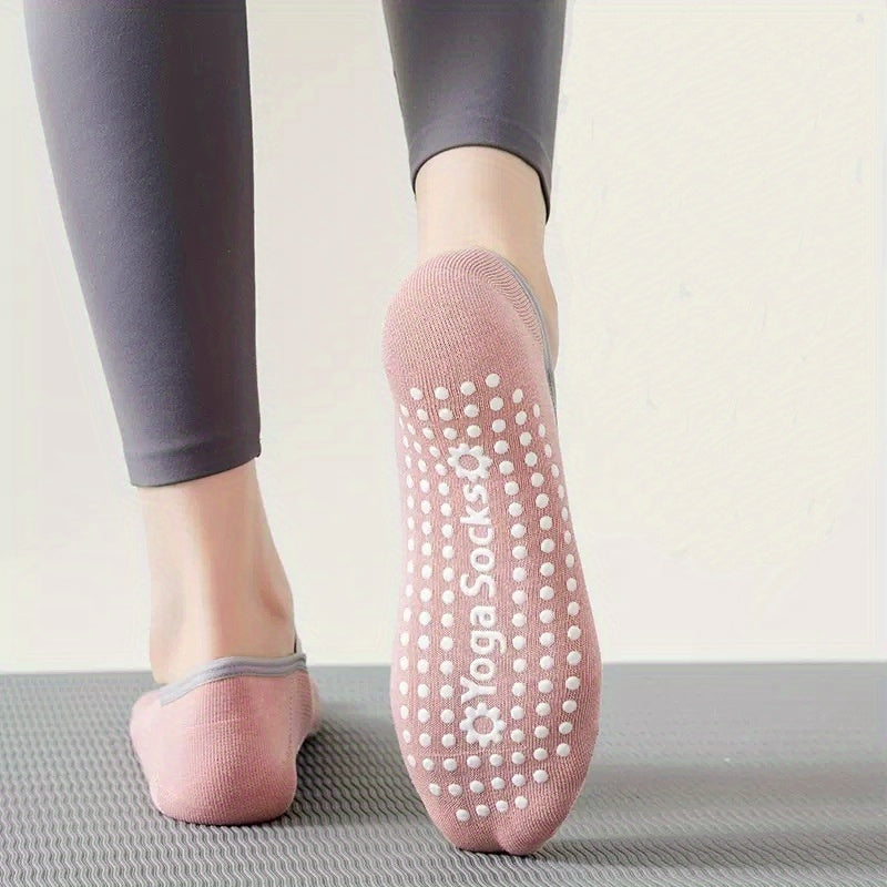 Yoga Pilates Training Socks Non Slip Silicone Breathable Indoor