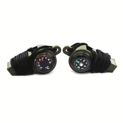 3-in-1 Whistle with Compass Survival Tool