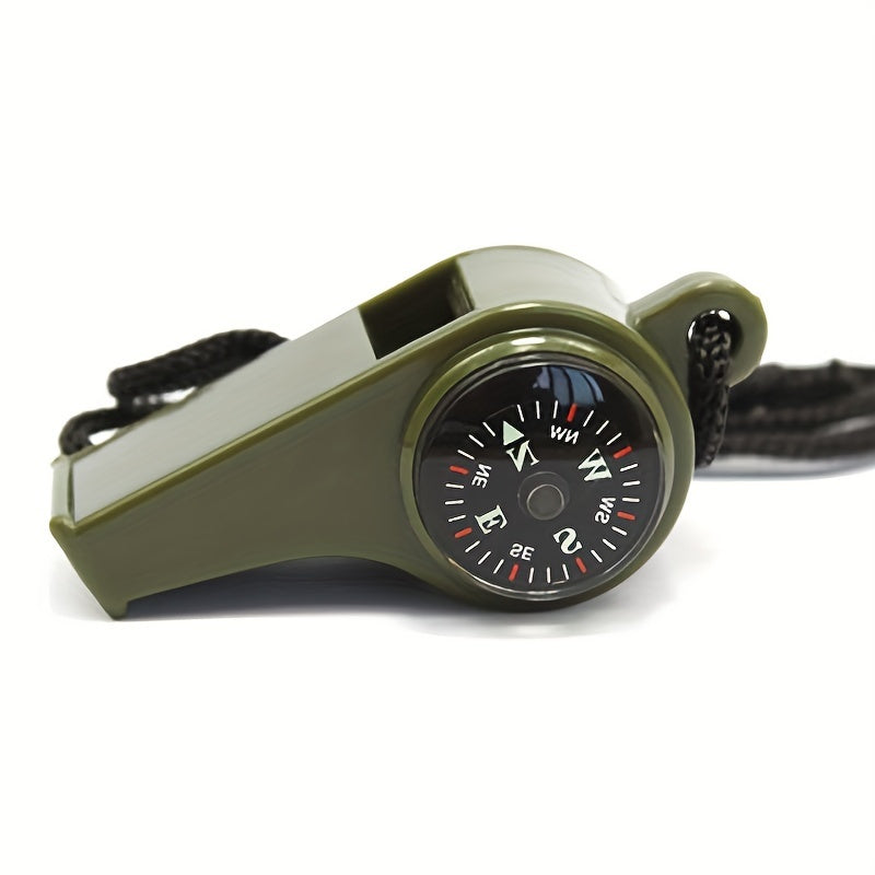 3-in-1 Whistle with Compass Survival Tool