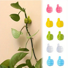 8pcs Hand-shaped Rubber Holders for Glasses Cable Power Cord Charging Cable