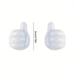 8pcs Hand-shaped Rubber Holders for Glasses Cable Power Cord Charging Cable