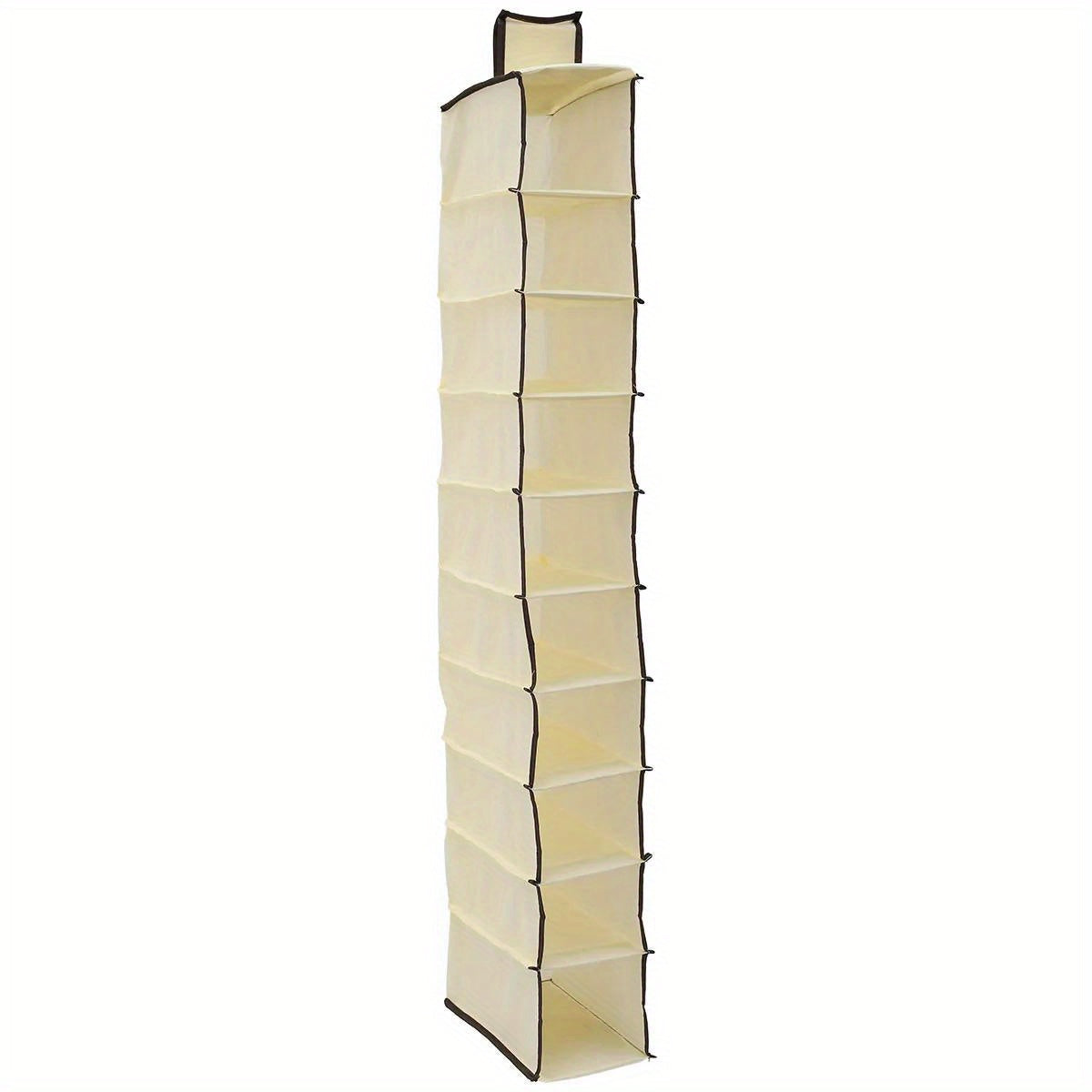10 Layer Hanging Shoe Storage Bag Dust-Proof Space Saving Organizer
