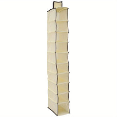 10 Layer Hanging Shoe Storage Bag Dust-Proof Space Saving Organizer