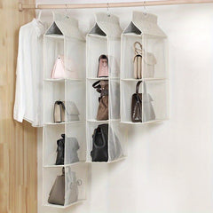 Hanging Handbag Organizer Storage Bag Holder Dust Proof Closet Wardrobe Home