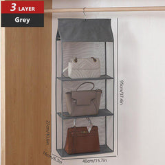 Hanging Handbag Organizer Storage Bag Holder Dust Proof Closet Wardrobe Home