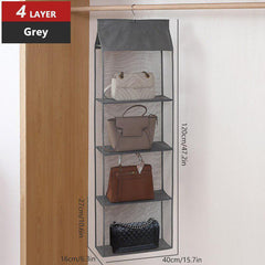 Hanging Handbag Organizer Storage Bag Holder Dust Proof Closet Wardrobe Home