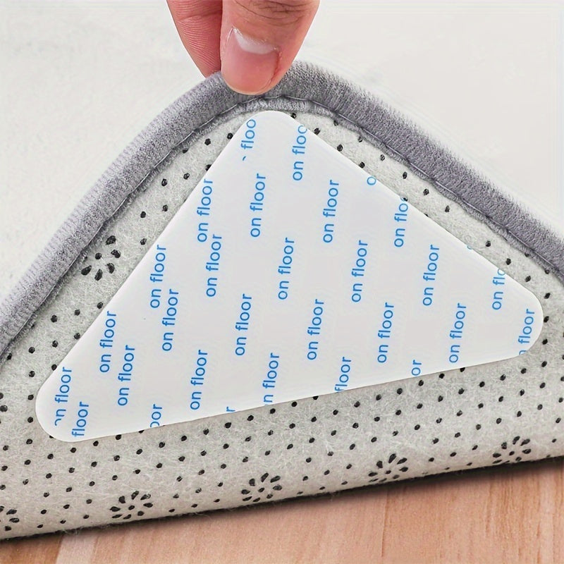 4pcs Rug Pad Gripper Non Slip Washable Grippers For Rug